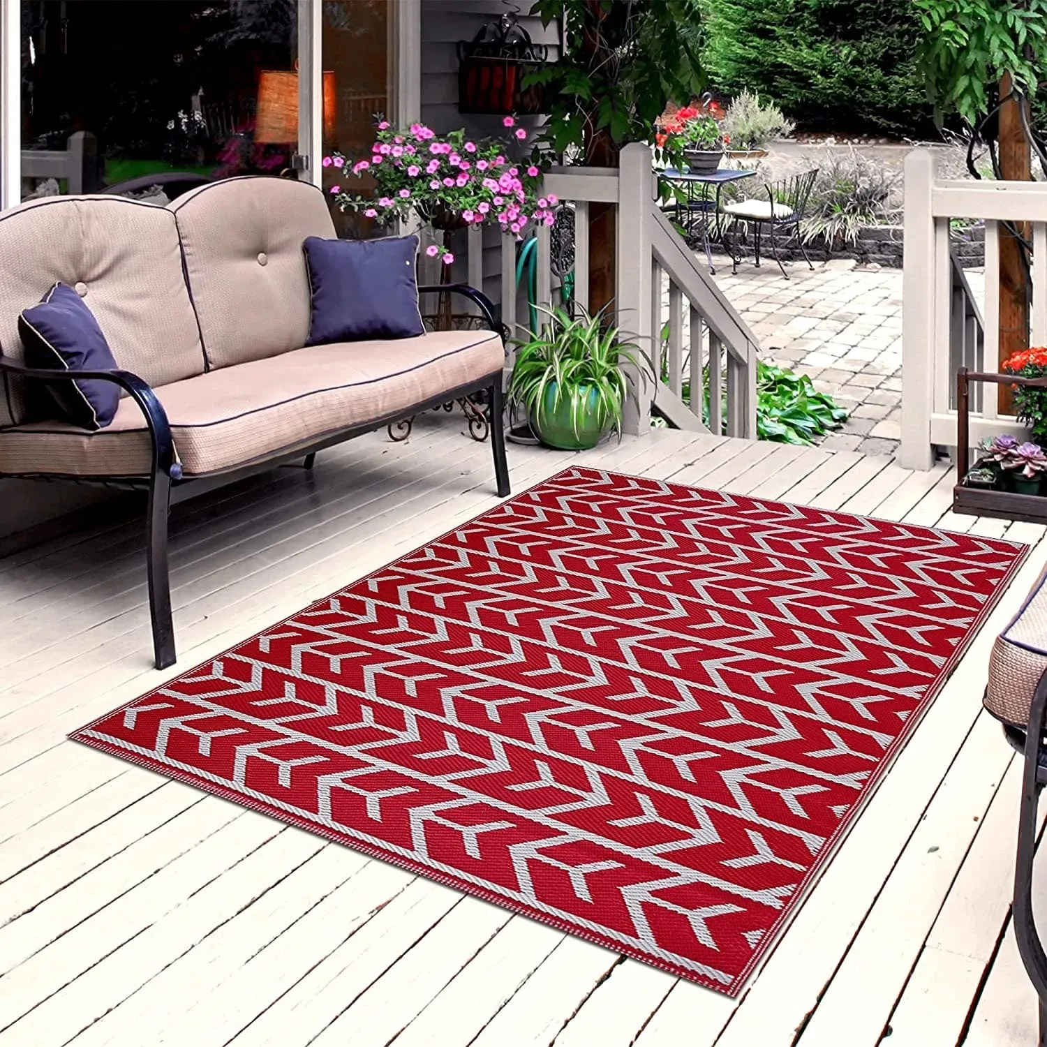 Amsterdam Lightweight Reversible Recycled Plastic Outdoor Floor Mat