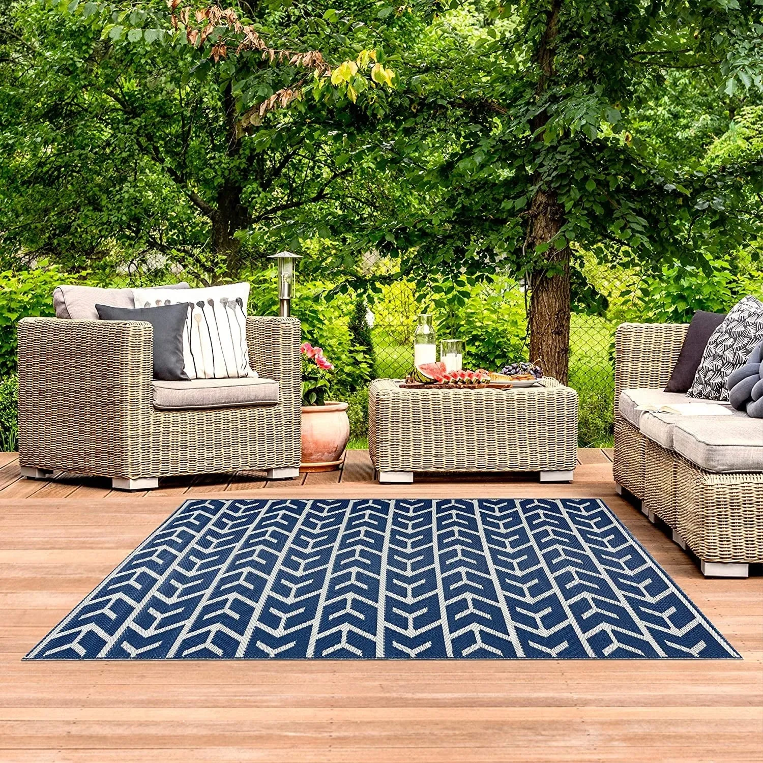 Amsterdam Lightweight Reversible Recycled Plastic Outdoor Floor Mat