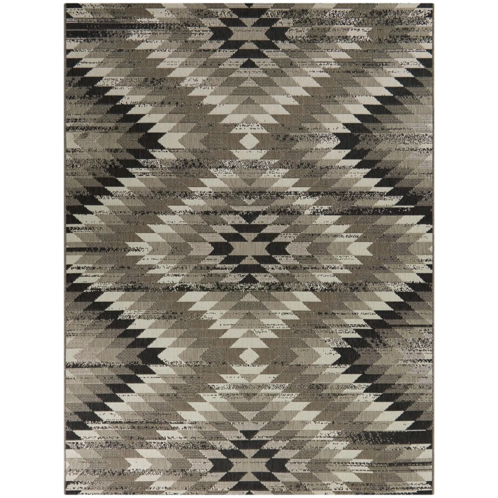 Anita Modern Aztec Trellis Pattern Indoor/ Outdoor Area Rug