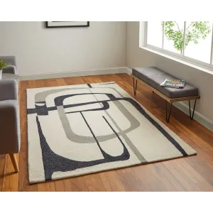 Ardon R8905 Abstract Transitional Area Rug