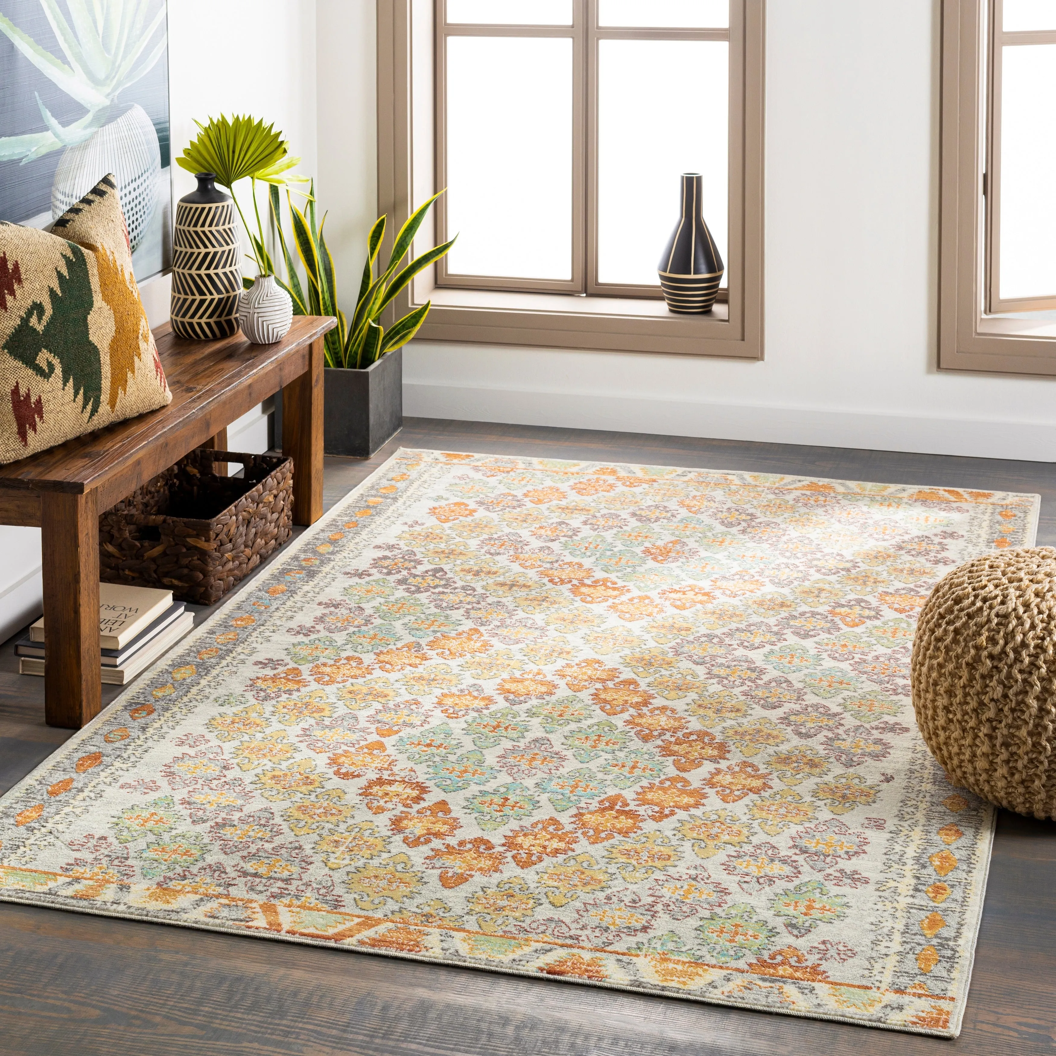 Artistic Weavers Norrie Indoor/ Outdoor Tribal Diamond Area Rug