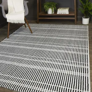 Audsley Modern Striped Area Rug