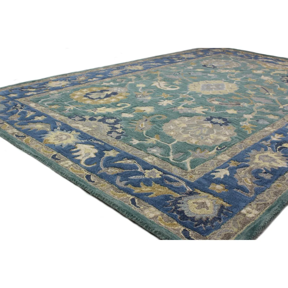 Bashian Elyse Azure Transitional Area Rug
