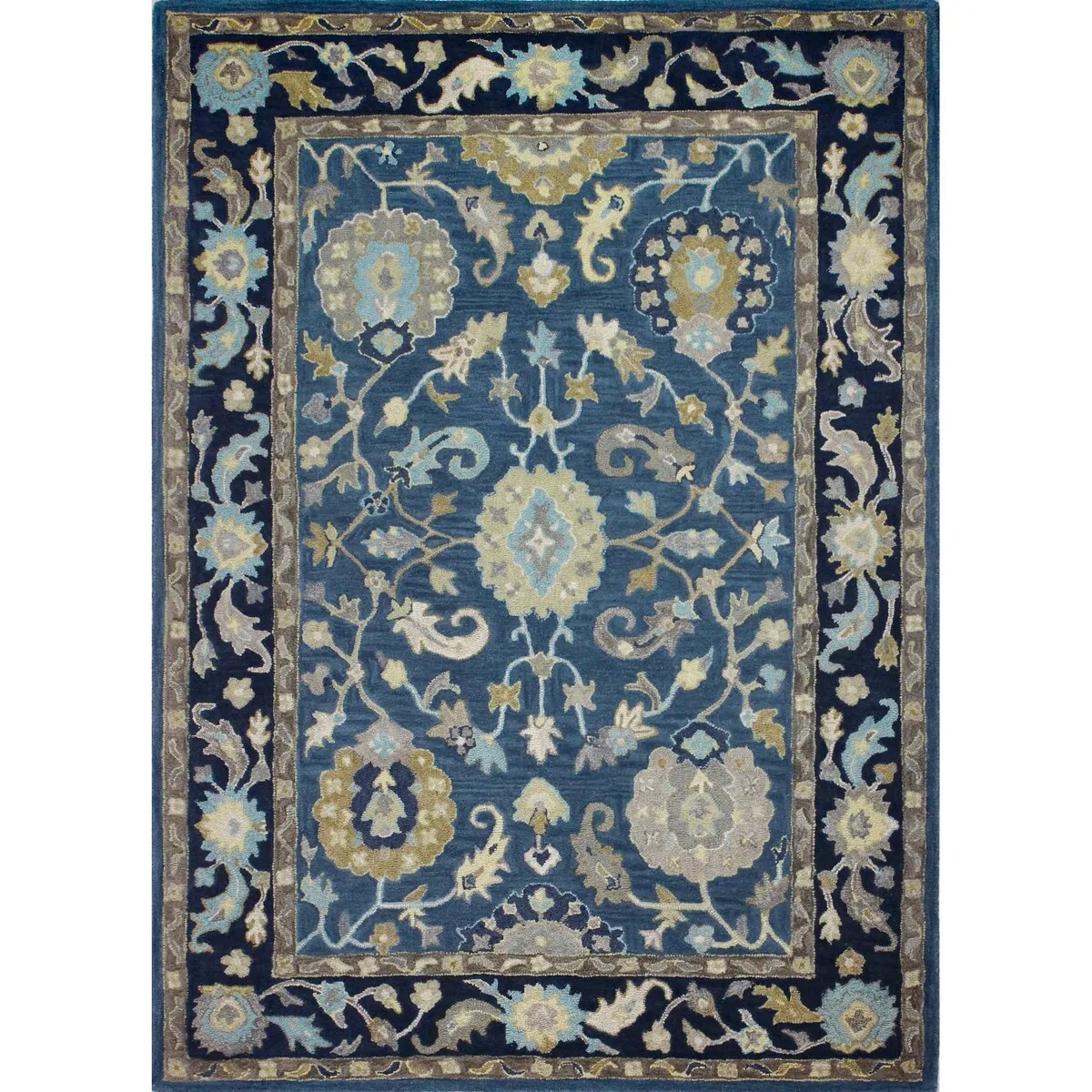 Bashian Elyse Azure Transitional Area Rug