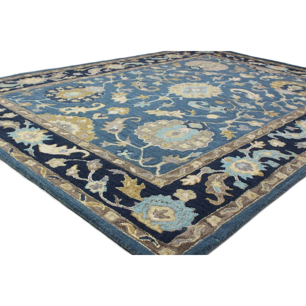 Bashian Elyse Azure Transitional Area Rug
