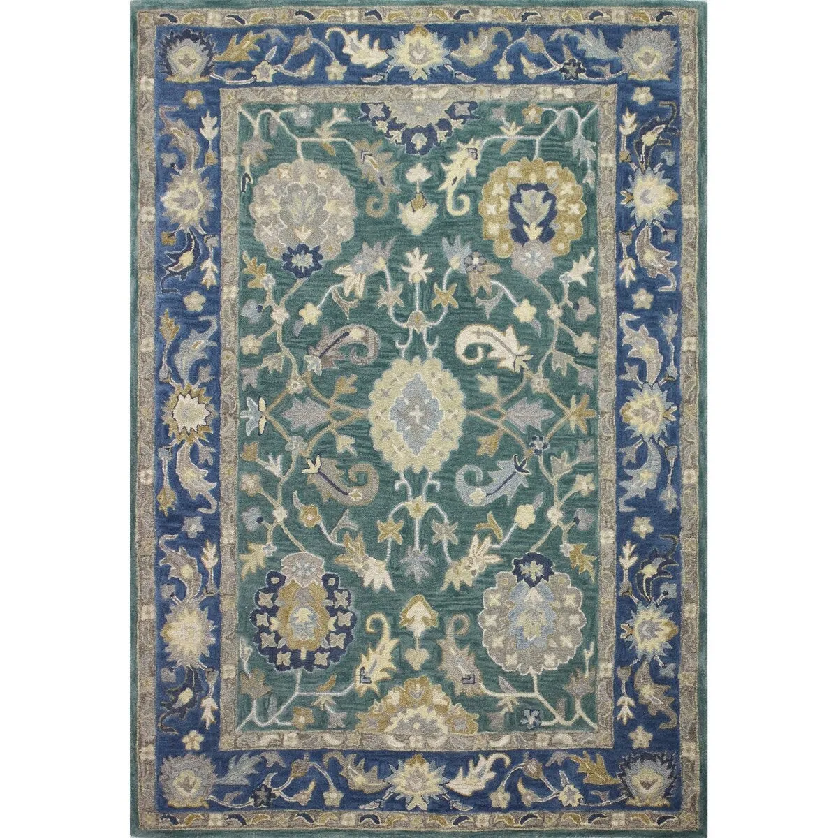 Bashian Elyse Azure Transitional Area Rug