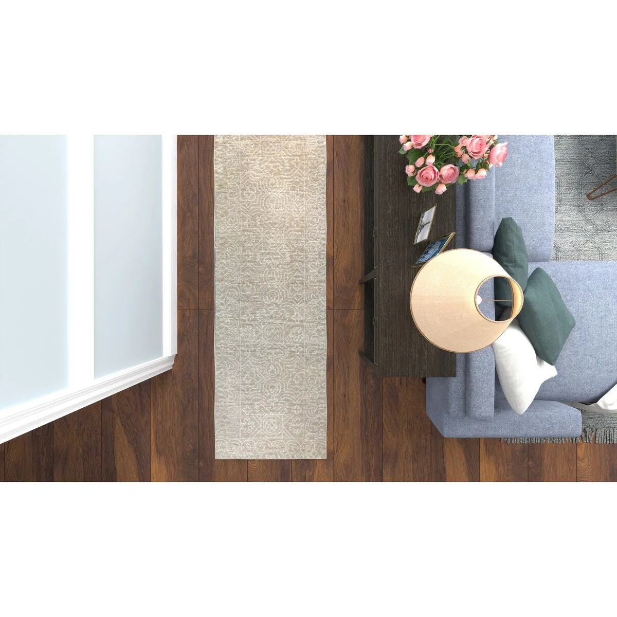 Bashian Fenwich Biscuit Transitional Area Rug