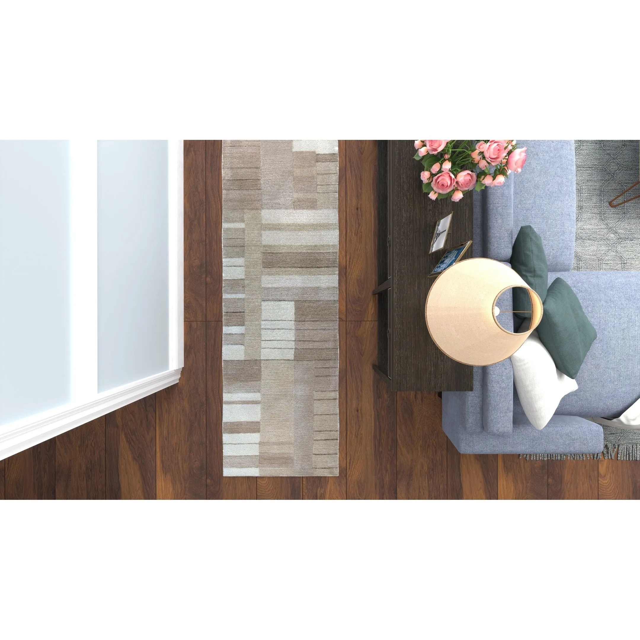 Bashian Mavise Beige Transitional Area Rug