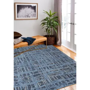 Bashian Nirvaan Blue Transitional Area Rug