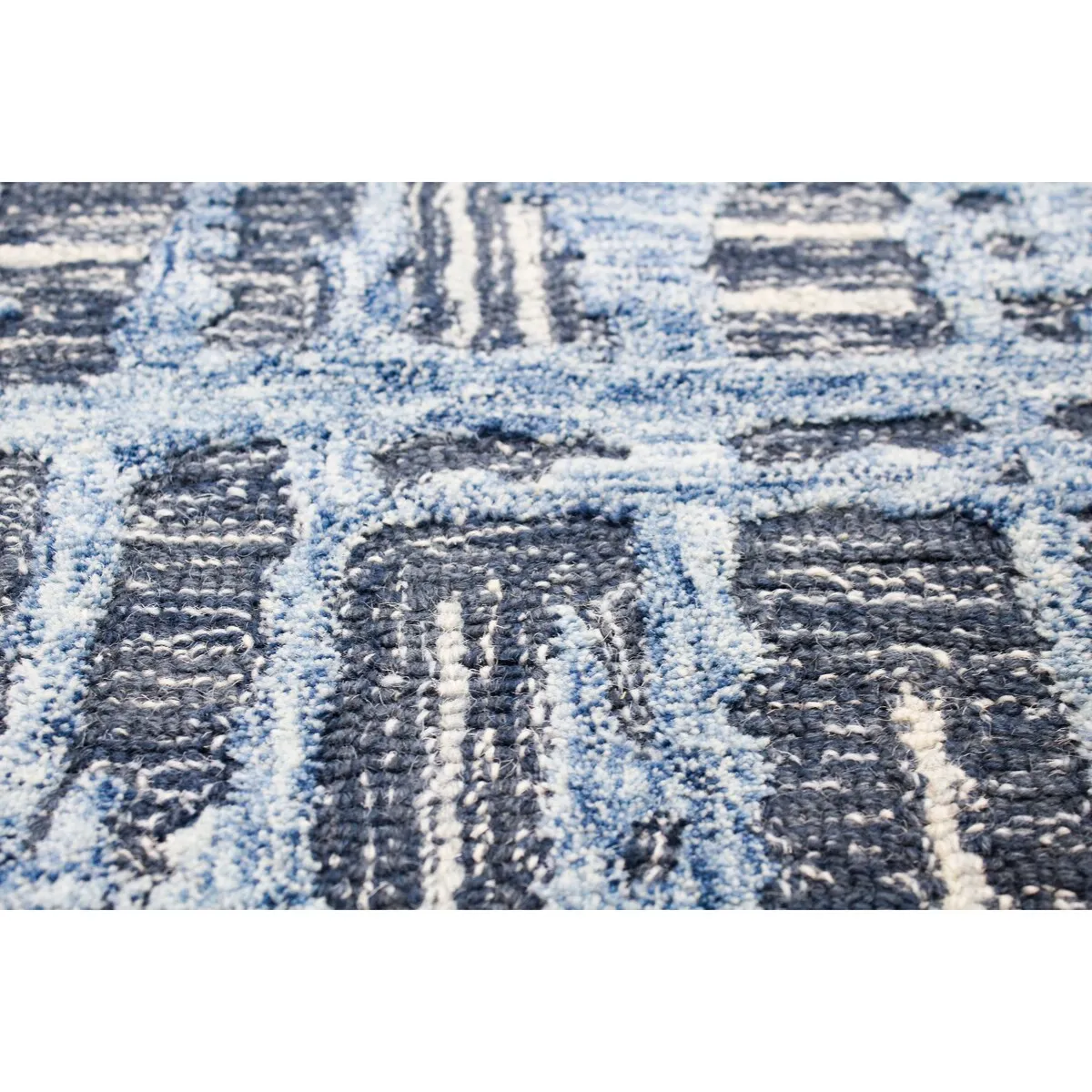 Bashian Nirvaan Blue Transitional Area Rug