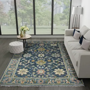 Bashian Prim Blue Transitional Area Rug