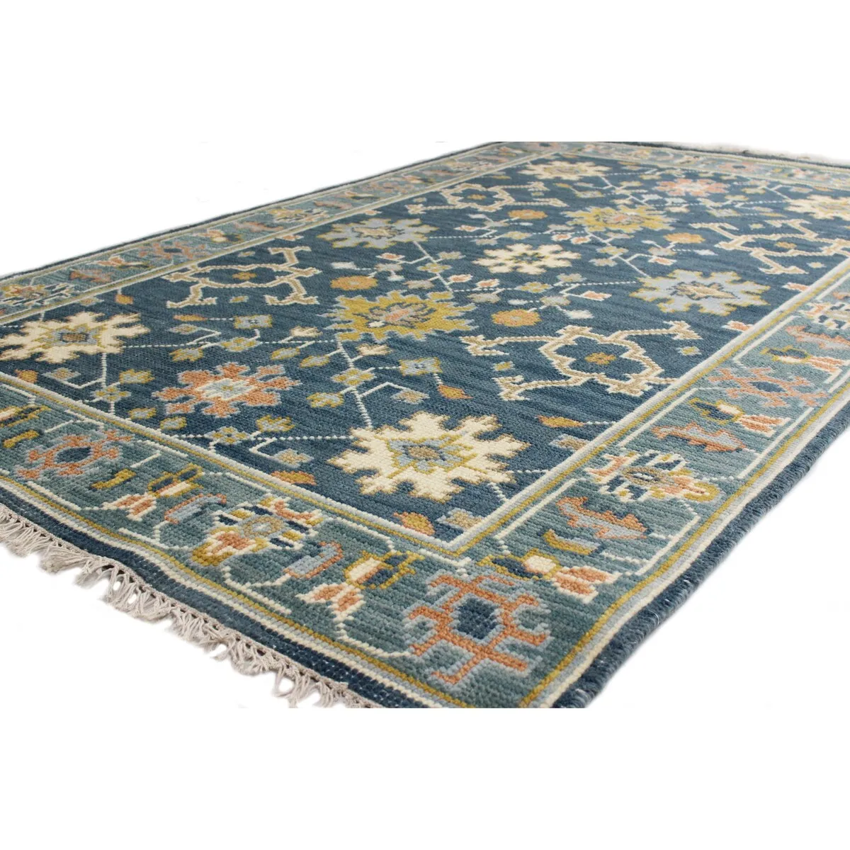 Bashian Prim Blue Transitional Area Rug