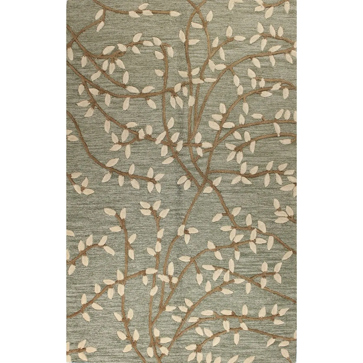 Bashian Salem Green Hand Tufted Transitional Area