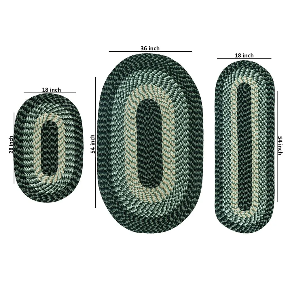 Better Trends Alpine Braid 100% Polypropylene Stain-resistant & Double-Sided Reversible Durable Indoor Area Utility Rug