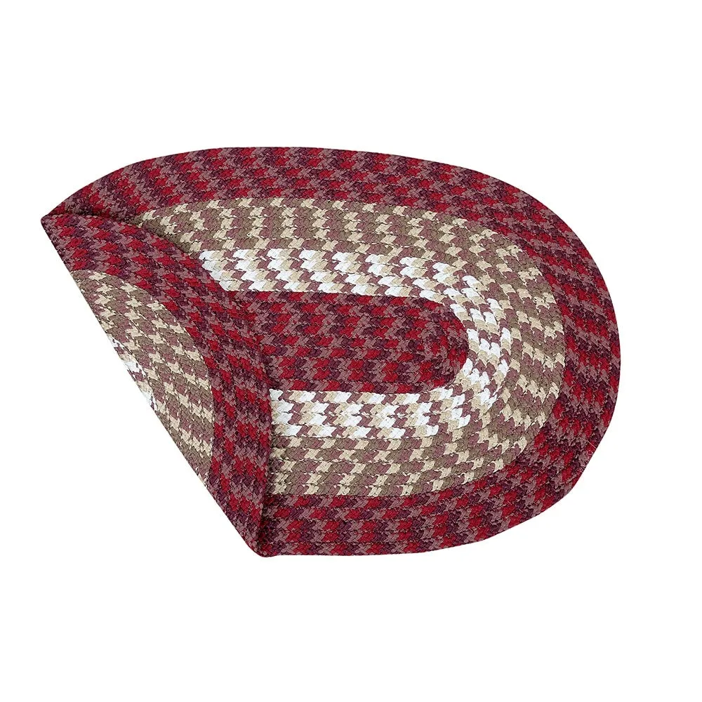 Better Trends Alpine Braid 100% Polypropylene Stain-resistant & Double-Sided Reversible Durable Indoor Area Utility Rug