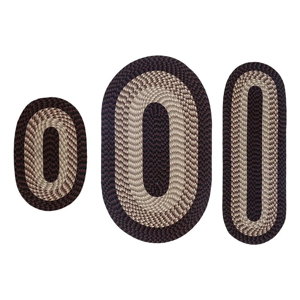 Better Trends Alpine Braid 100% Polypropylene Stain-resistant & Double-Sided Reversible Durable Indoor Area Utility Rug