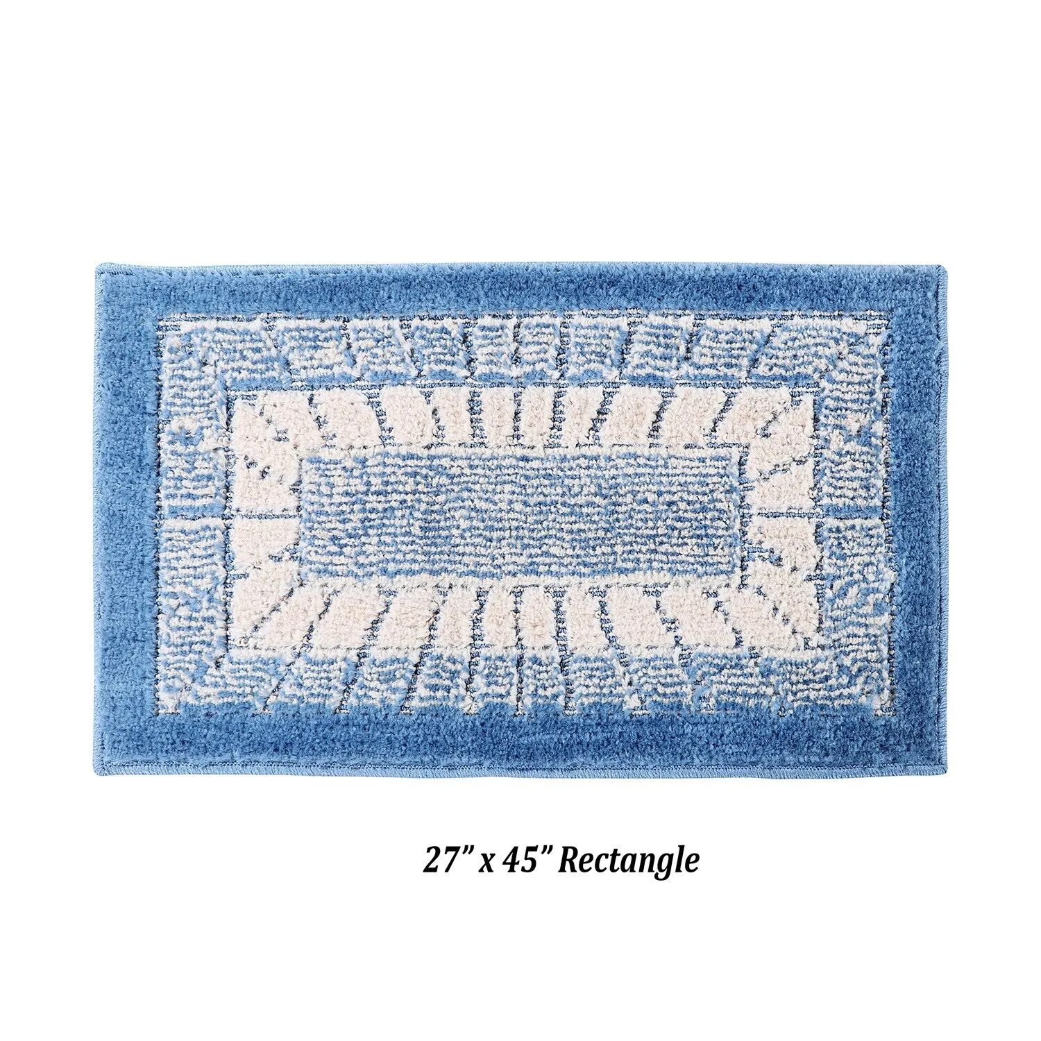 Better Trends Radiance Collection 100% Polypropylene Lightweight Stunning Elegant Machine Washable Kitchen Rug Mat