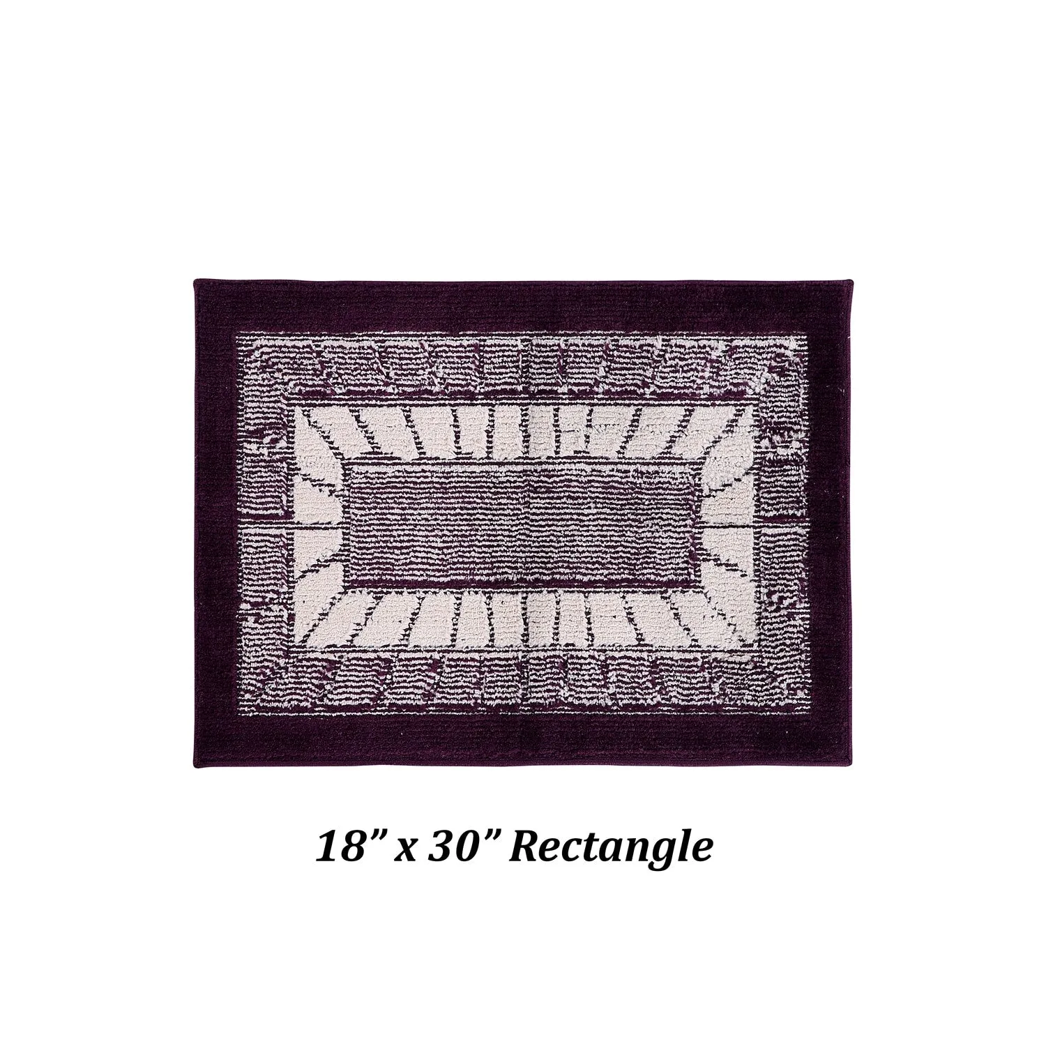 Better Trends Radiance Collection 100% Polypropylene Lightweight Stunning Elegant Machine Washable Kitchen Rug Mat