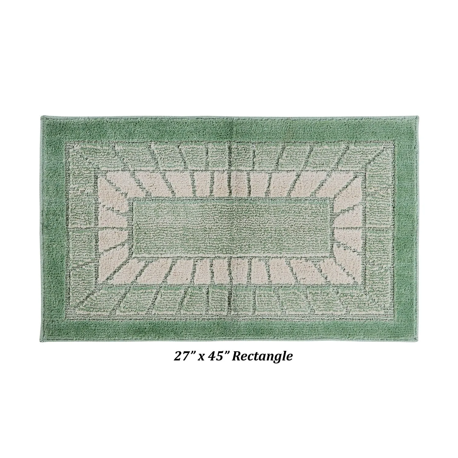 Better Trends Radiance Collection 100% Polypropylene Lightweight Stunning Elegant Machine Washable Kitchen Rug Mat