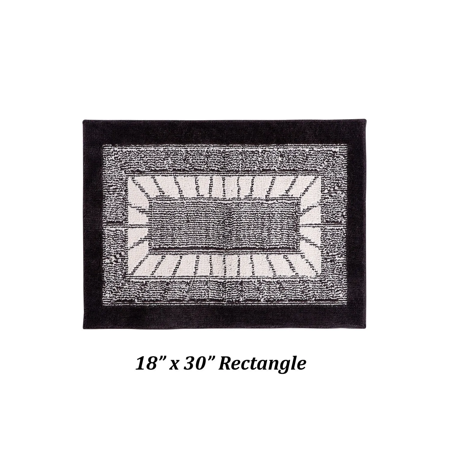 Better Trends Radiance Collection 100% Polypropylene Lightweight Stunning Elegant Machine Washable Kitchen Rug Mat