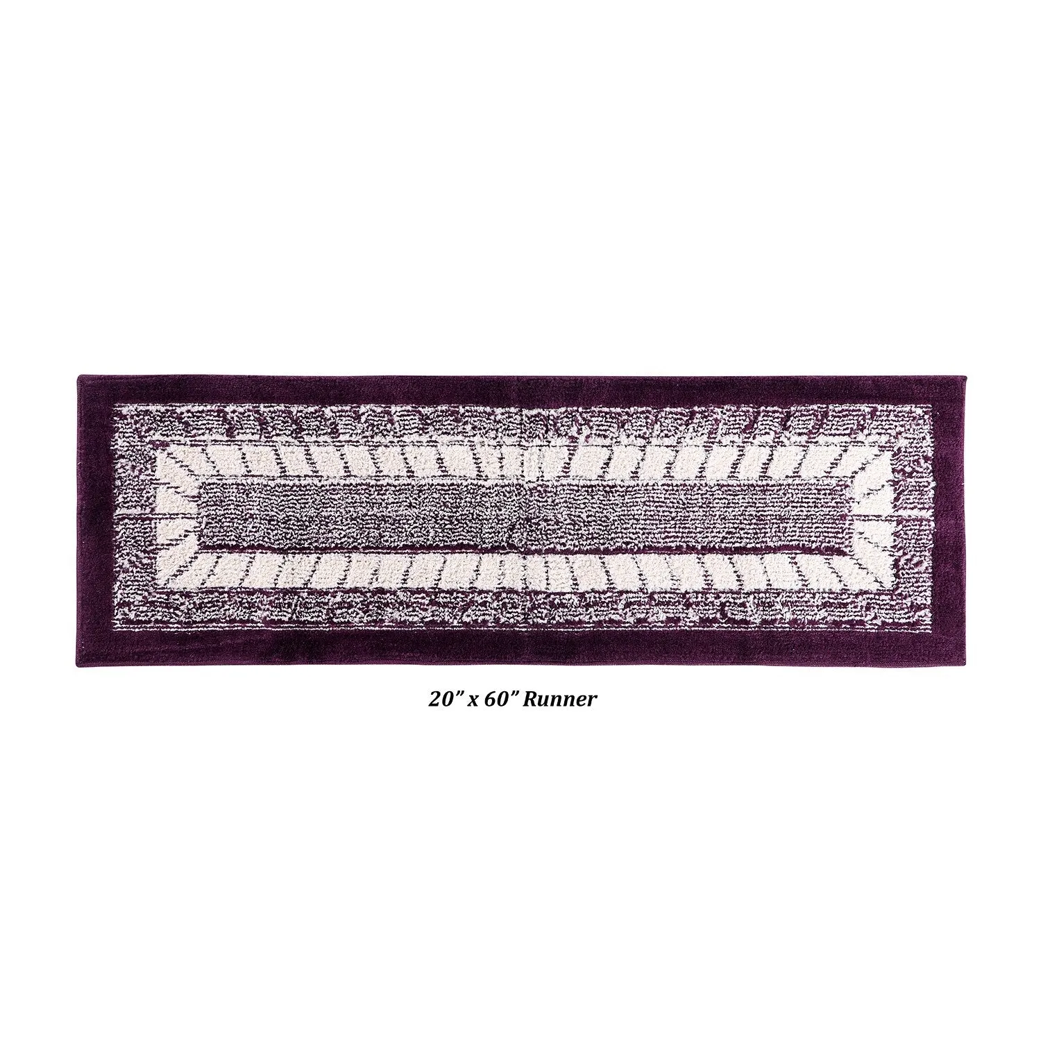 Better Trends Radiance Collection 100% Polypropylene Lightweight Stunning Elegant Machine Washable Kitchen Rug Mat