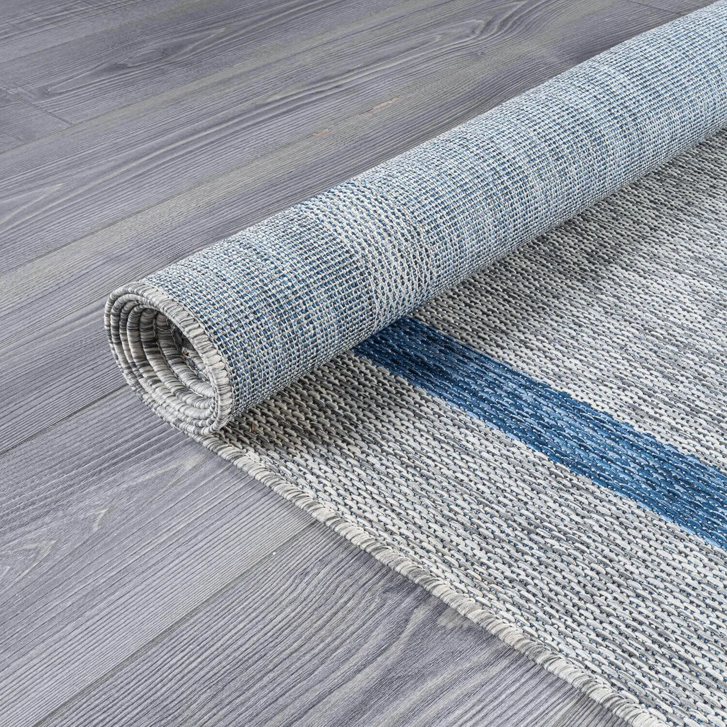Beverly Rug Modern Bordered Indoor Outdoor Rug. Outside Carpet for Patio. Deck. Porch