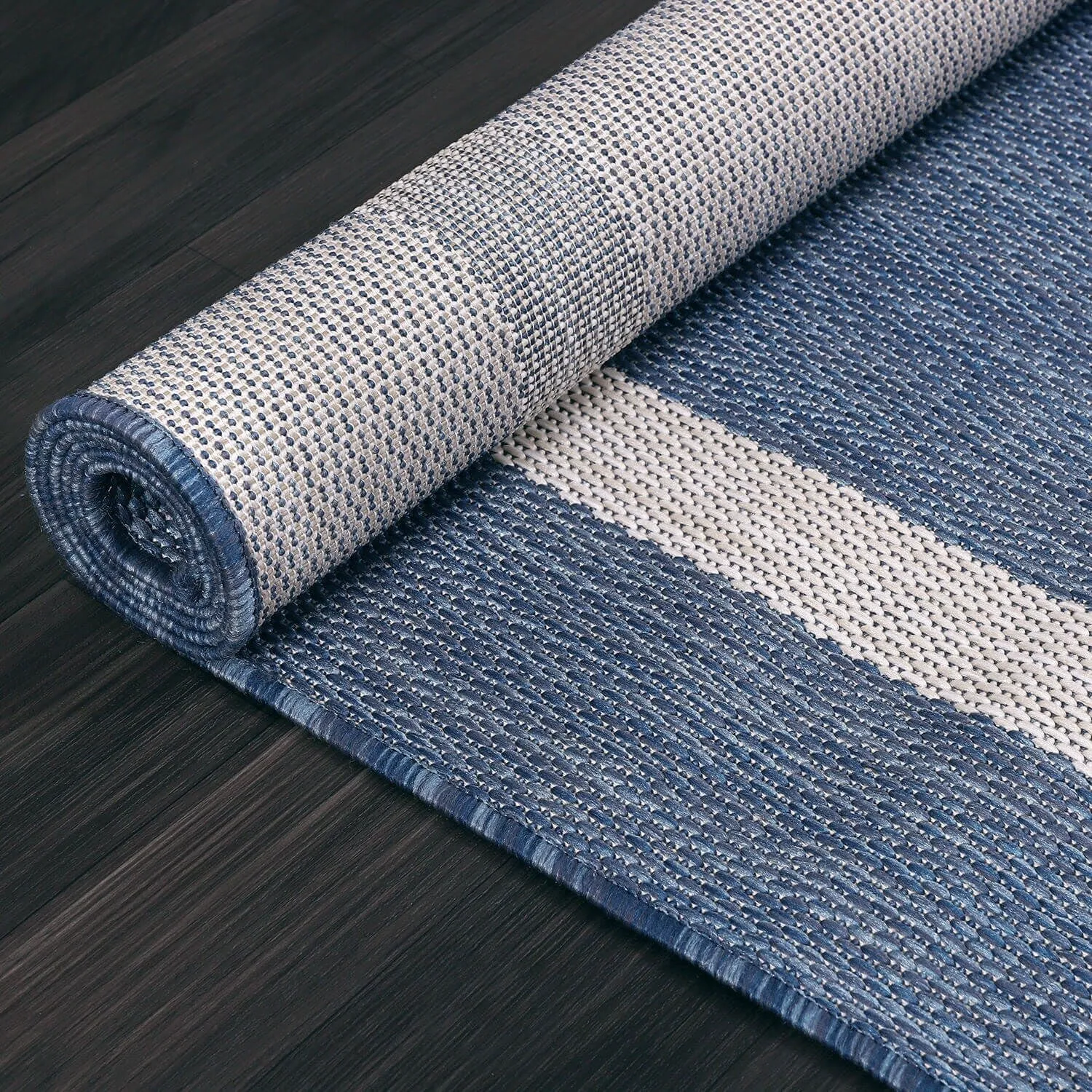 Beverly Rug Modern Bordered Indoor Outdoor Rug. Outside Carpet for Patio. Deck. Porch