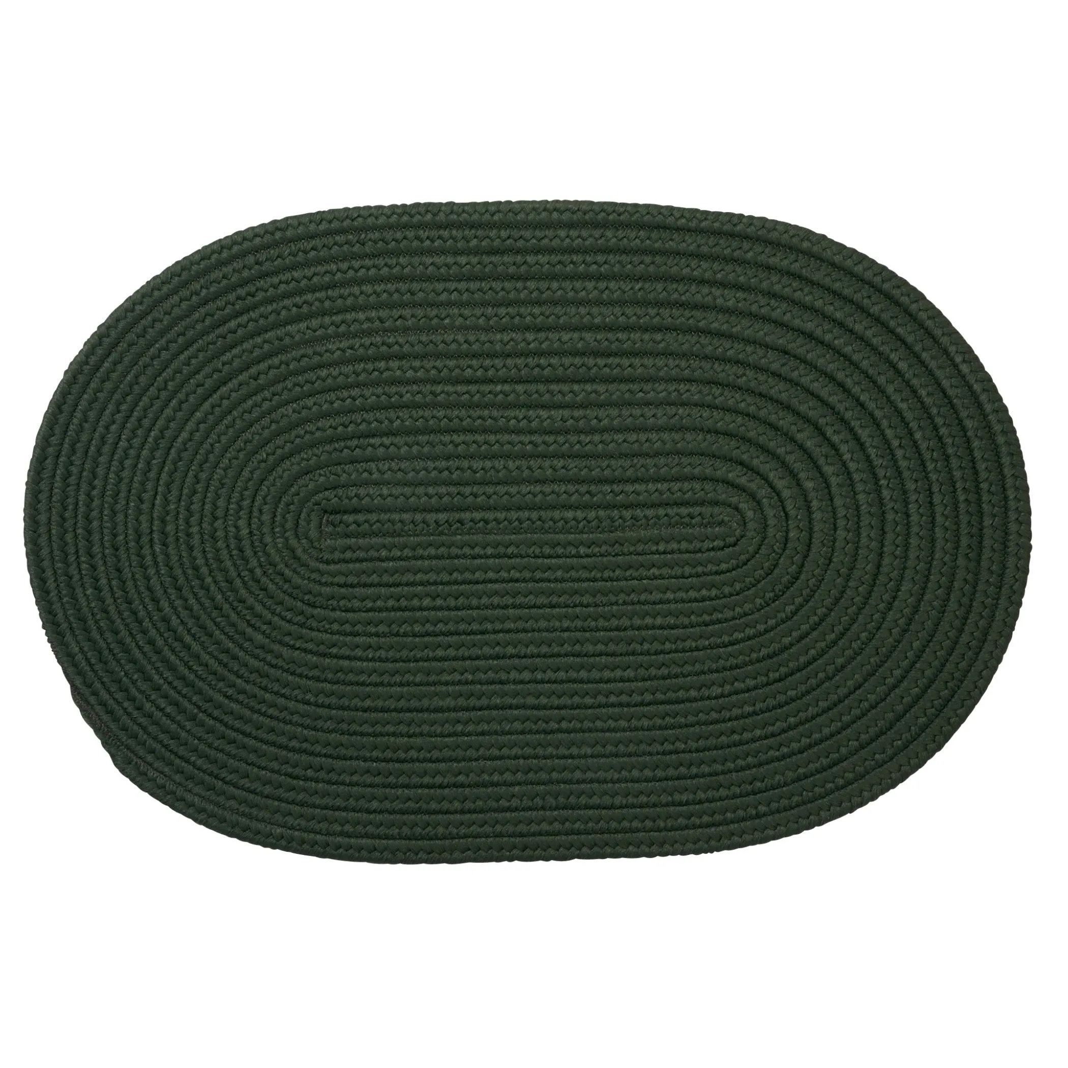 Boca Indoor/Outdoor Oval Solid Braided Door Mat
