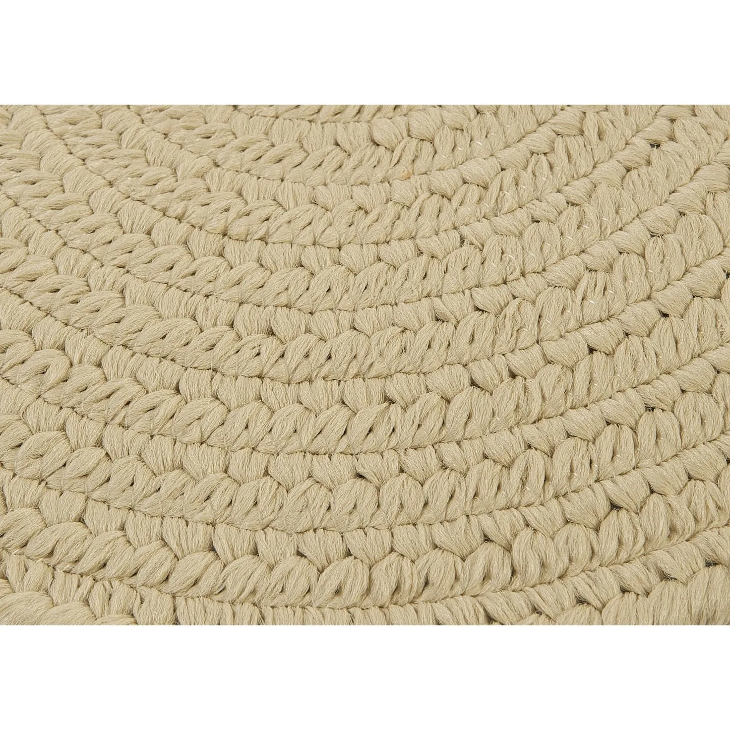 Boca Indoor/Outdoor Oval Solid Braided Door Mat