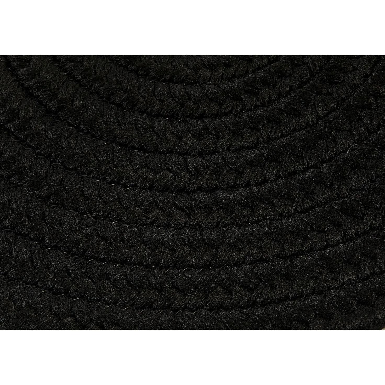 Boca Indoor/Outdoor Oval Solid Braided Door Mat