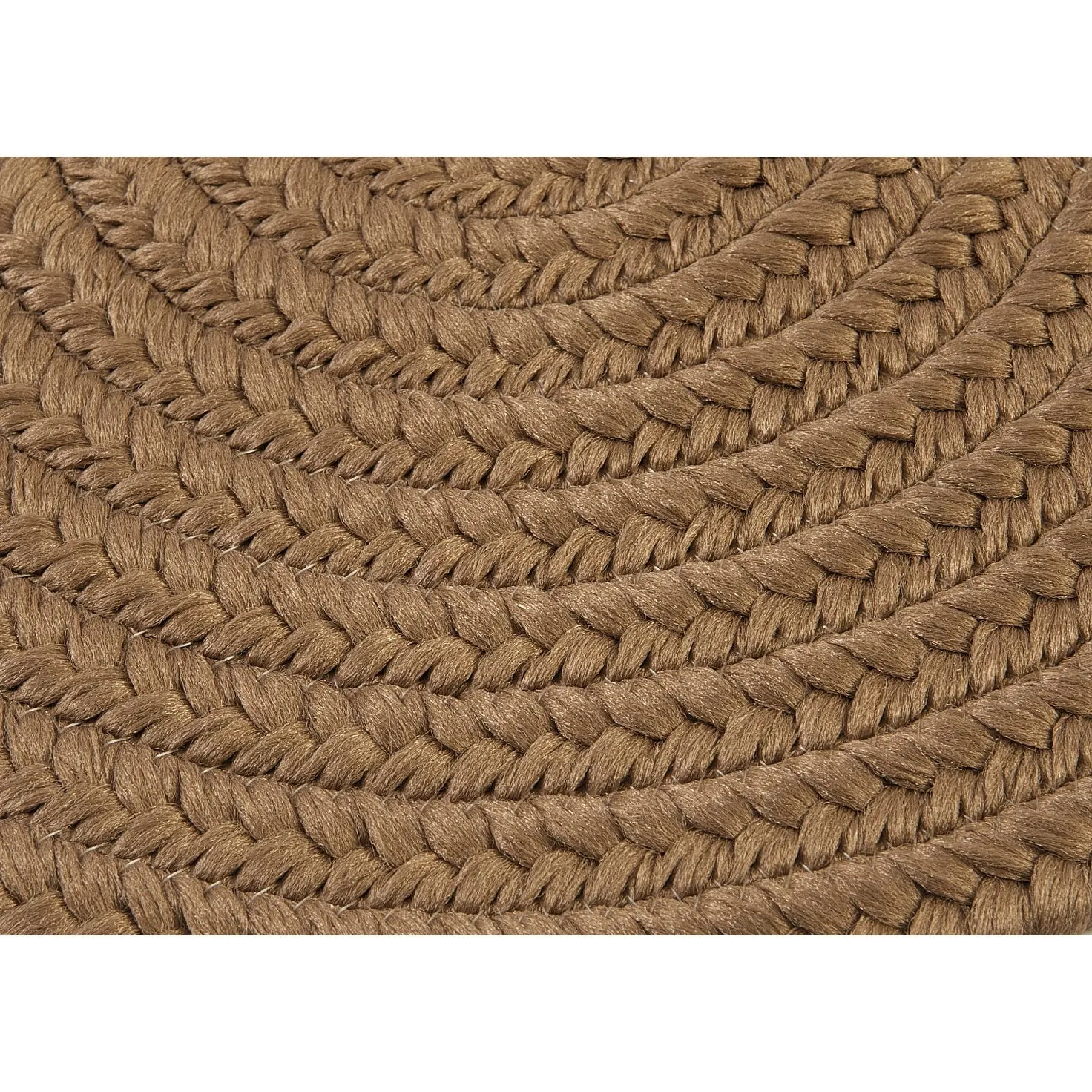 Boca Indoor/Outdoor Oval Solid Braided Door Mat