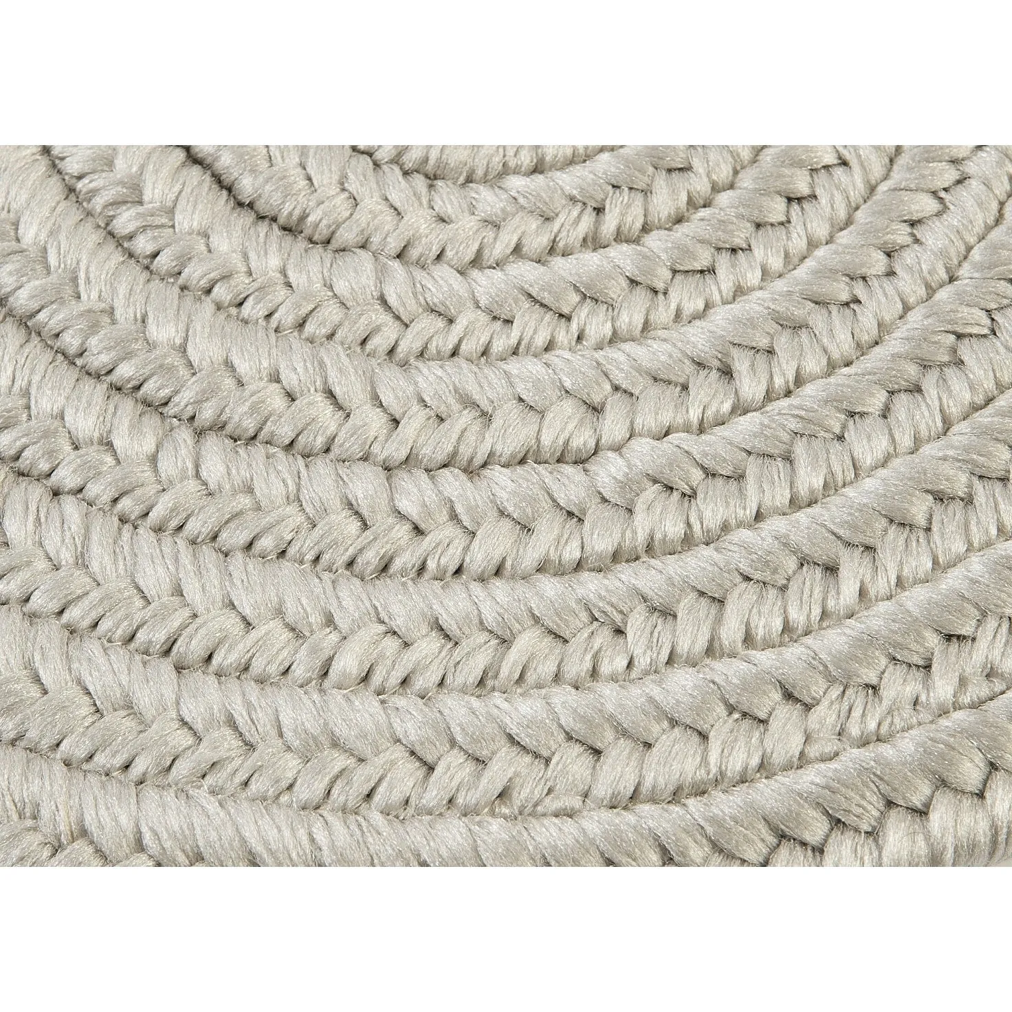 Boca Indoor/Outdoor Oval Solid Braided Door Mat