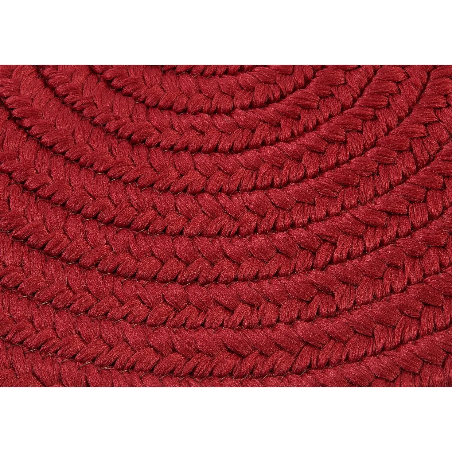 Boca Indoor/Outdoor Oval Solid Braided Door Mat