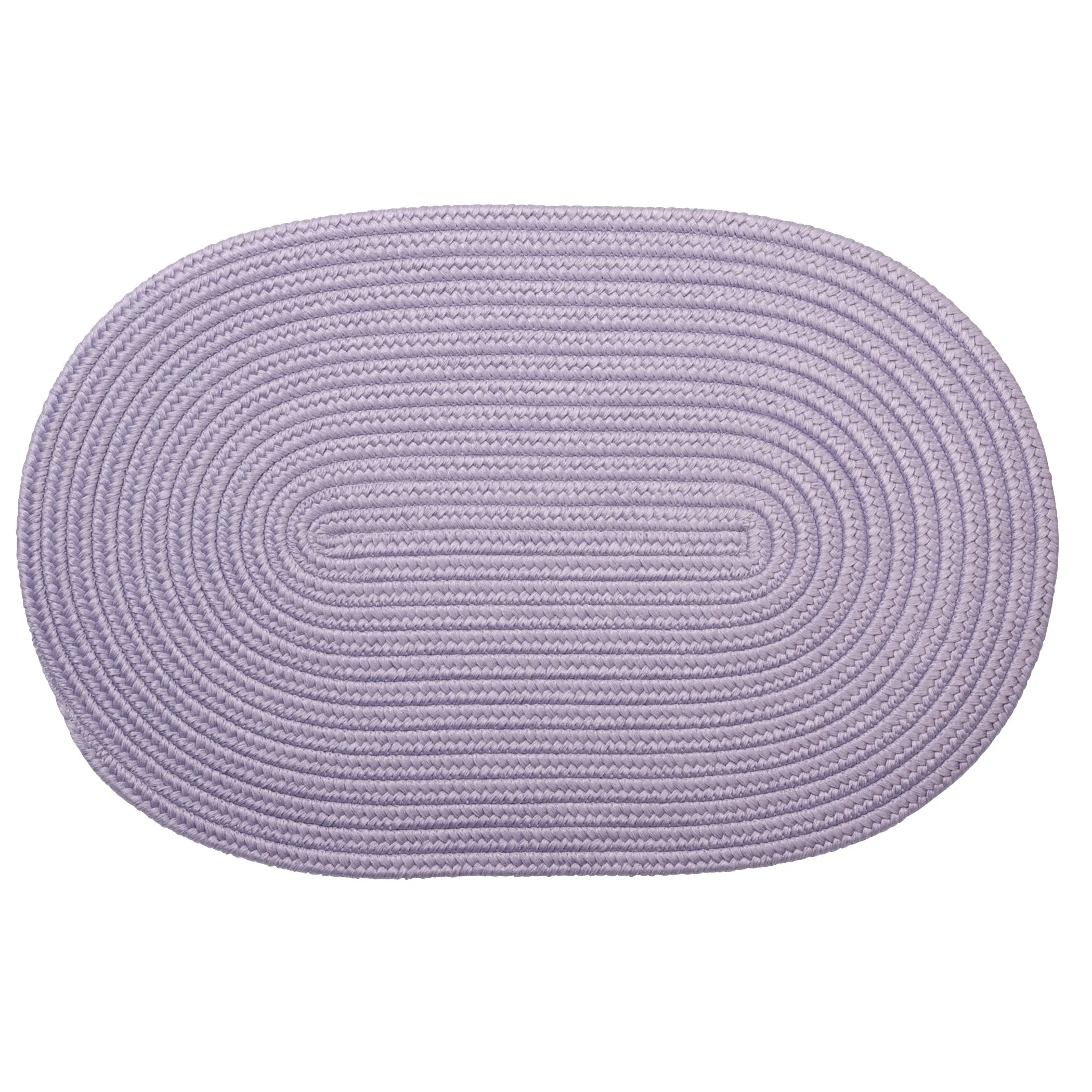 Boca Indoor/Outdoor Oval Solid Braided Door Mat