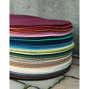 Boca Indoor/Outdoor Oval Solid Braided Door Mat