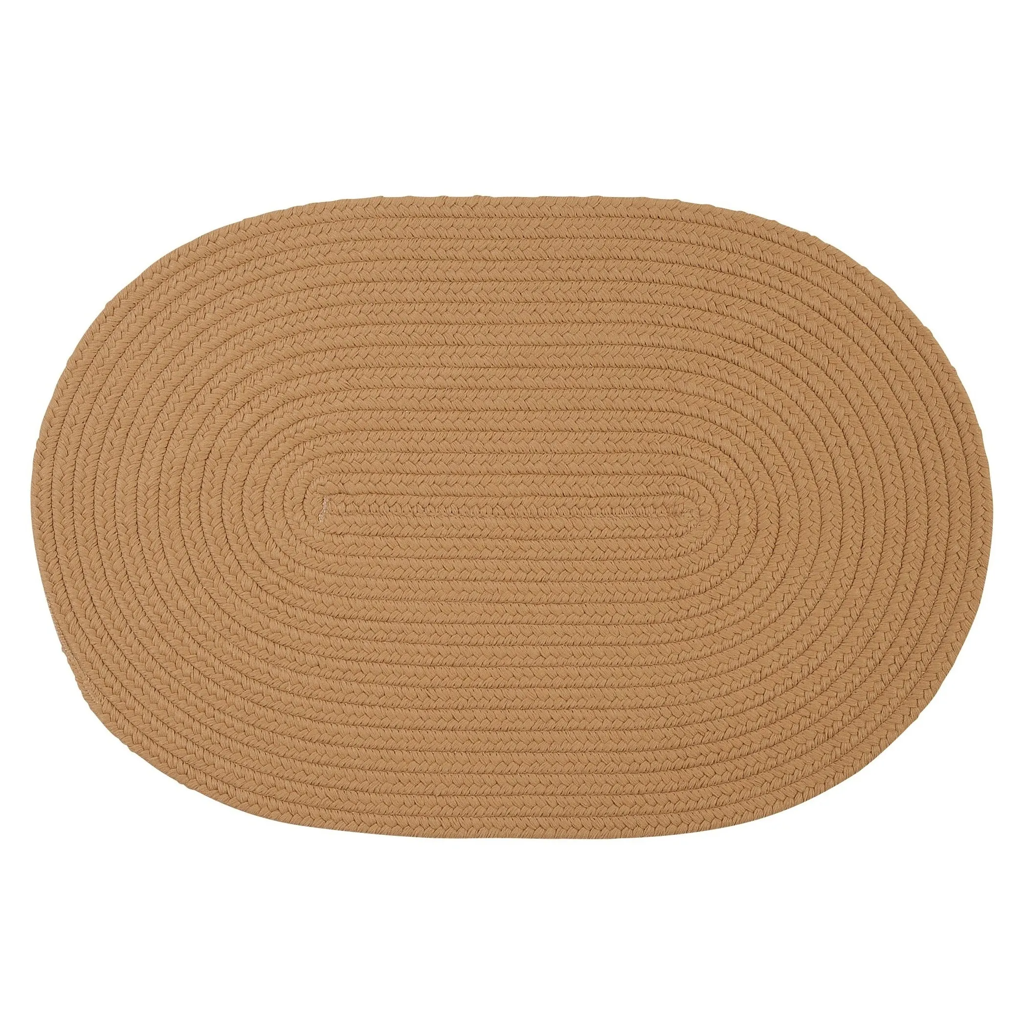 Boca Indoor/Outdoor Oval Solid Braided Door Mat