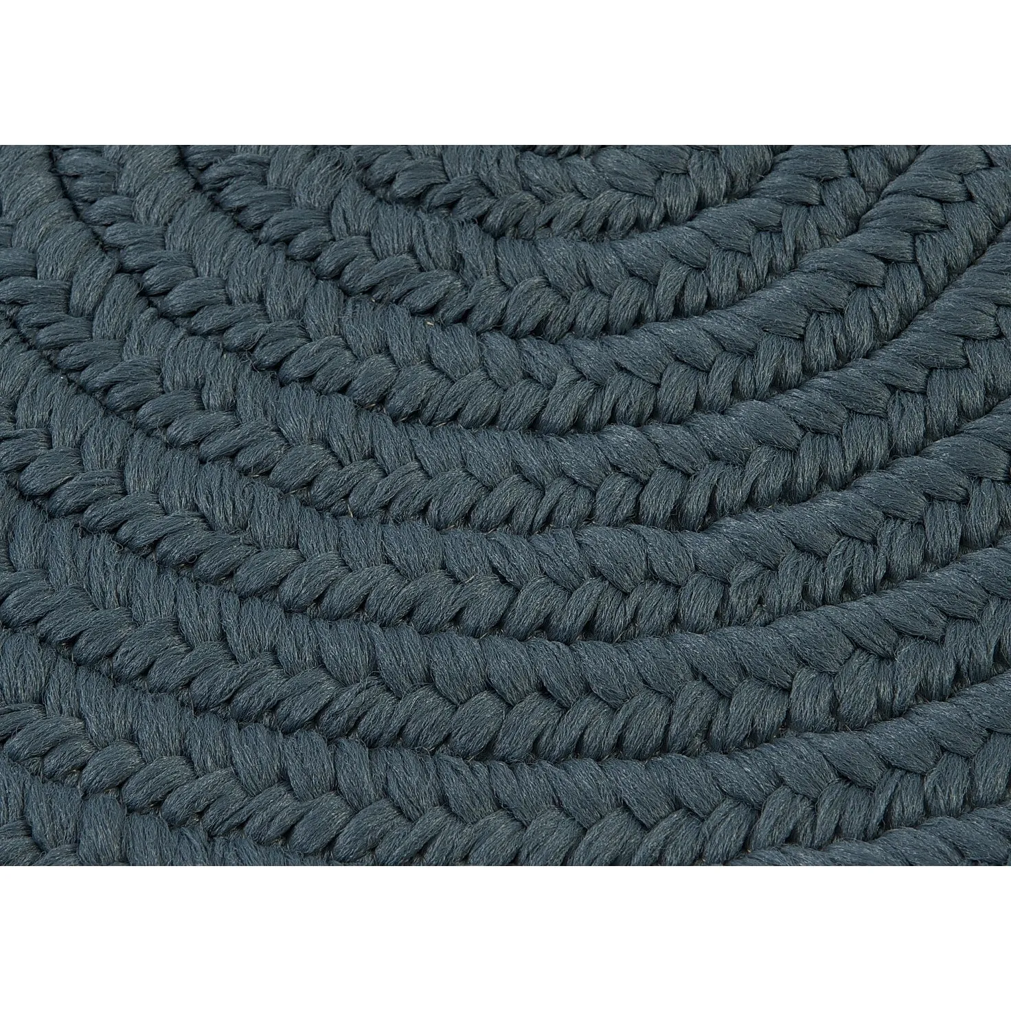 Boca Indoor/Outdoor Oval Solid Braided Door Mat