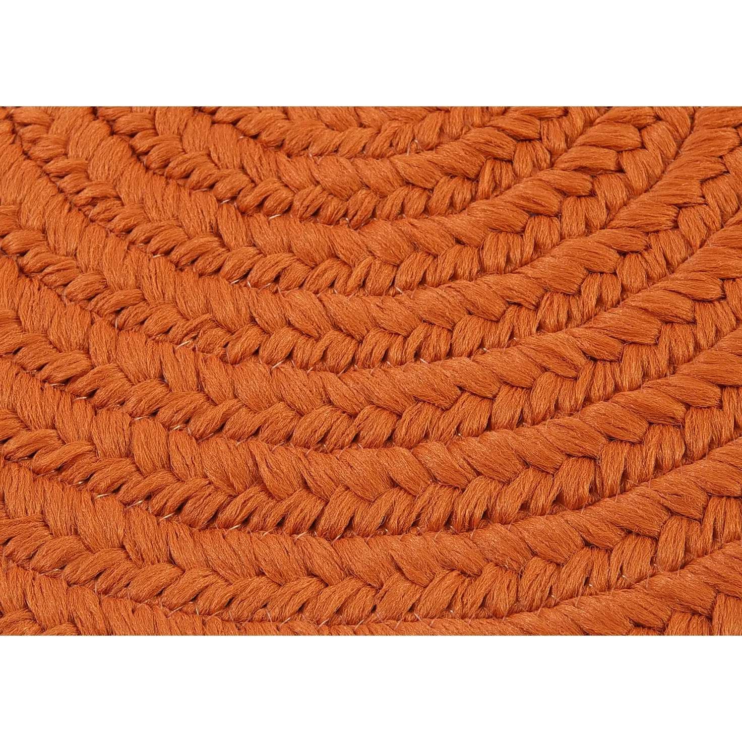 Boca Indoor/Outdoor Oval Solid Braided Door Mat