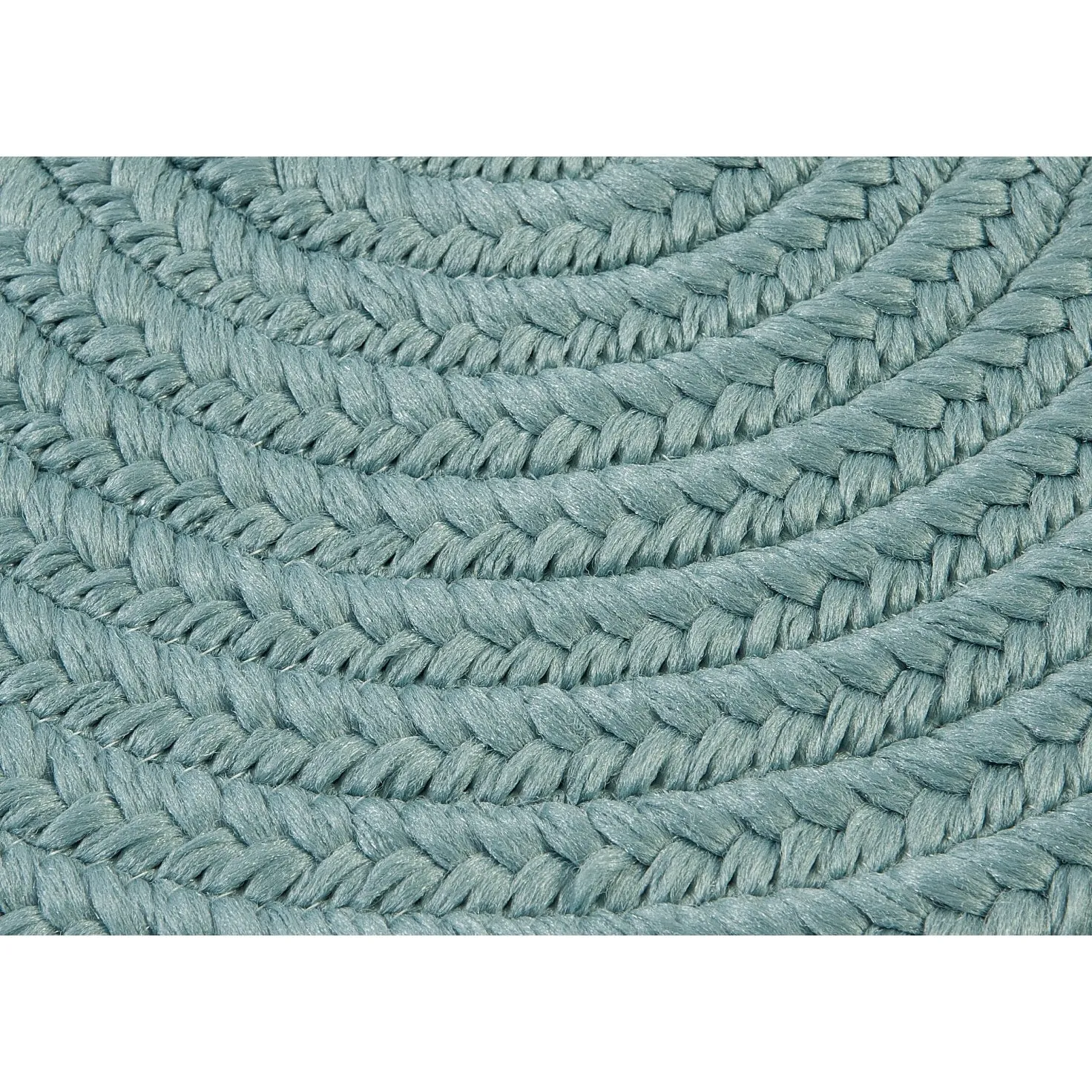 Boca Indoor/Outdoor Oval Solid Braided Door Mat