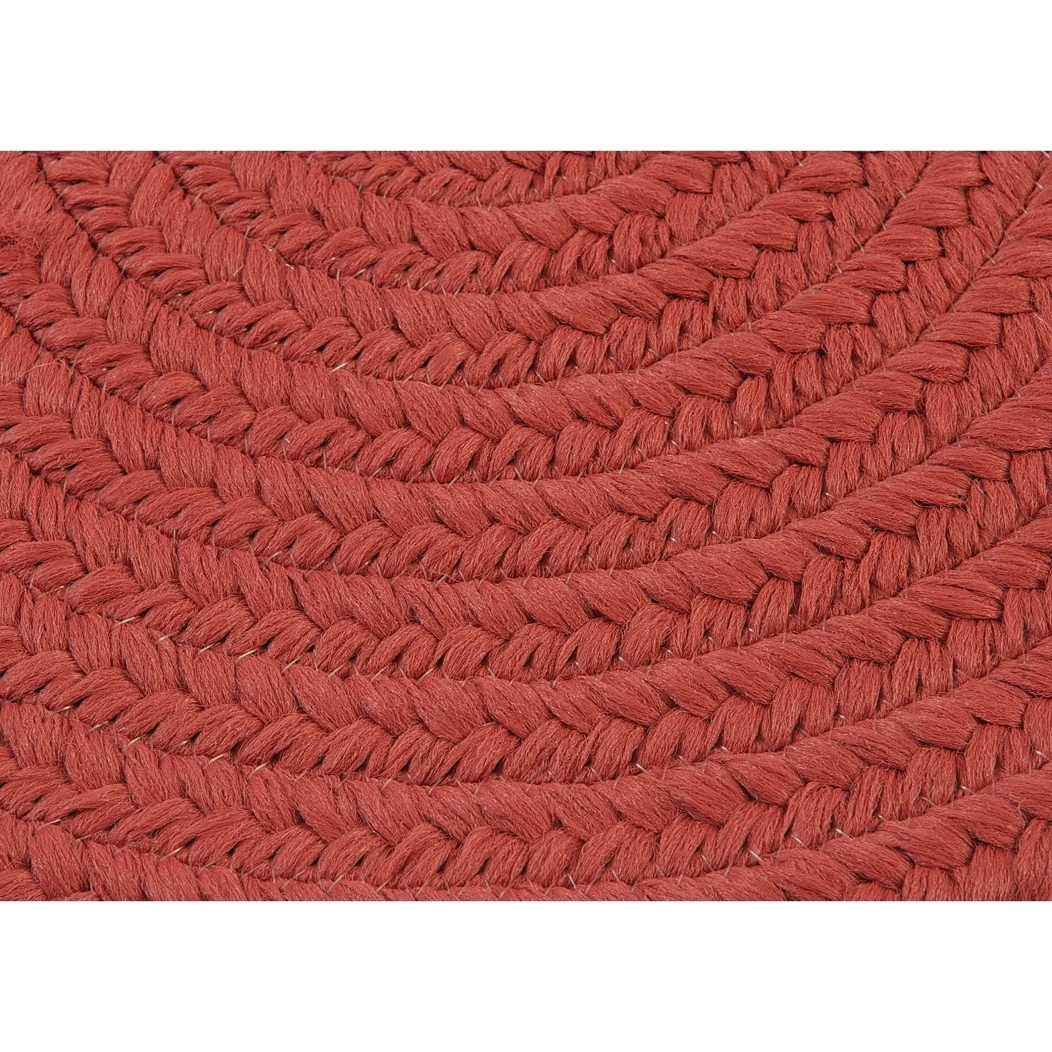 Boca Indoor/Outdoor Oval Solid Braided Door Mat