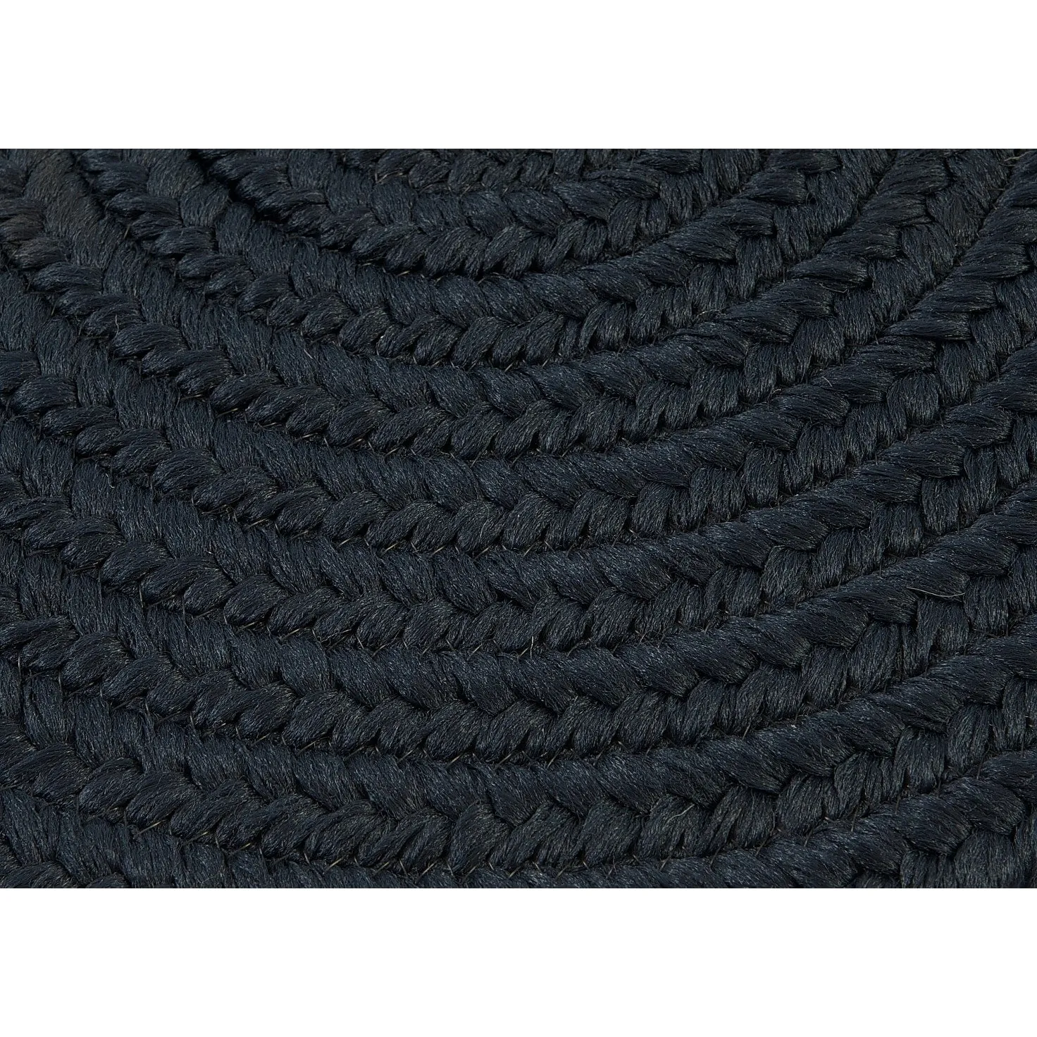 Boca Indoor/Outdoor Oval Solid Braided Door Mat