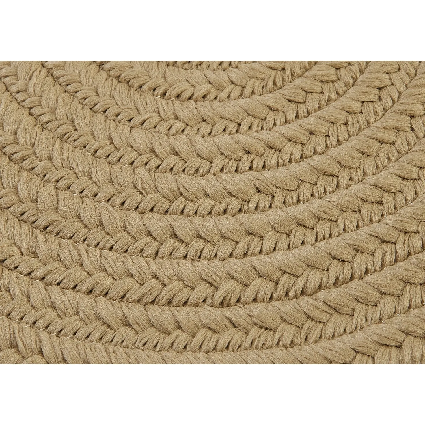 Boca Indoor/Outdoor Oval Solid Braided Door Mat