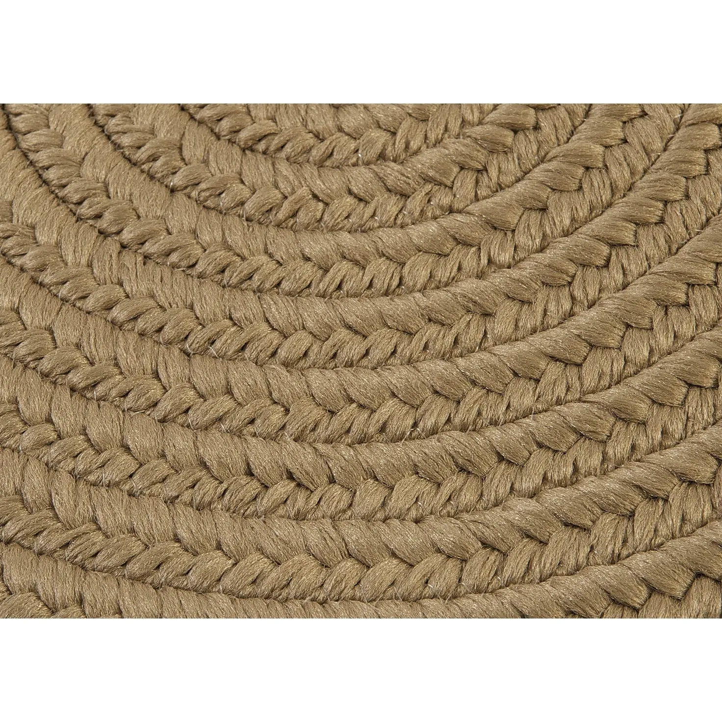 Boca Indoor/Outdoor Oval Solid Braided Door Mat