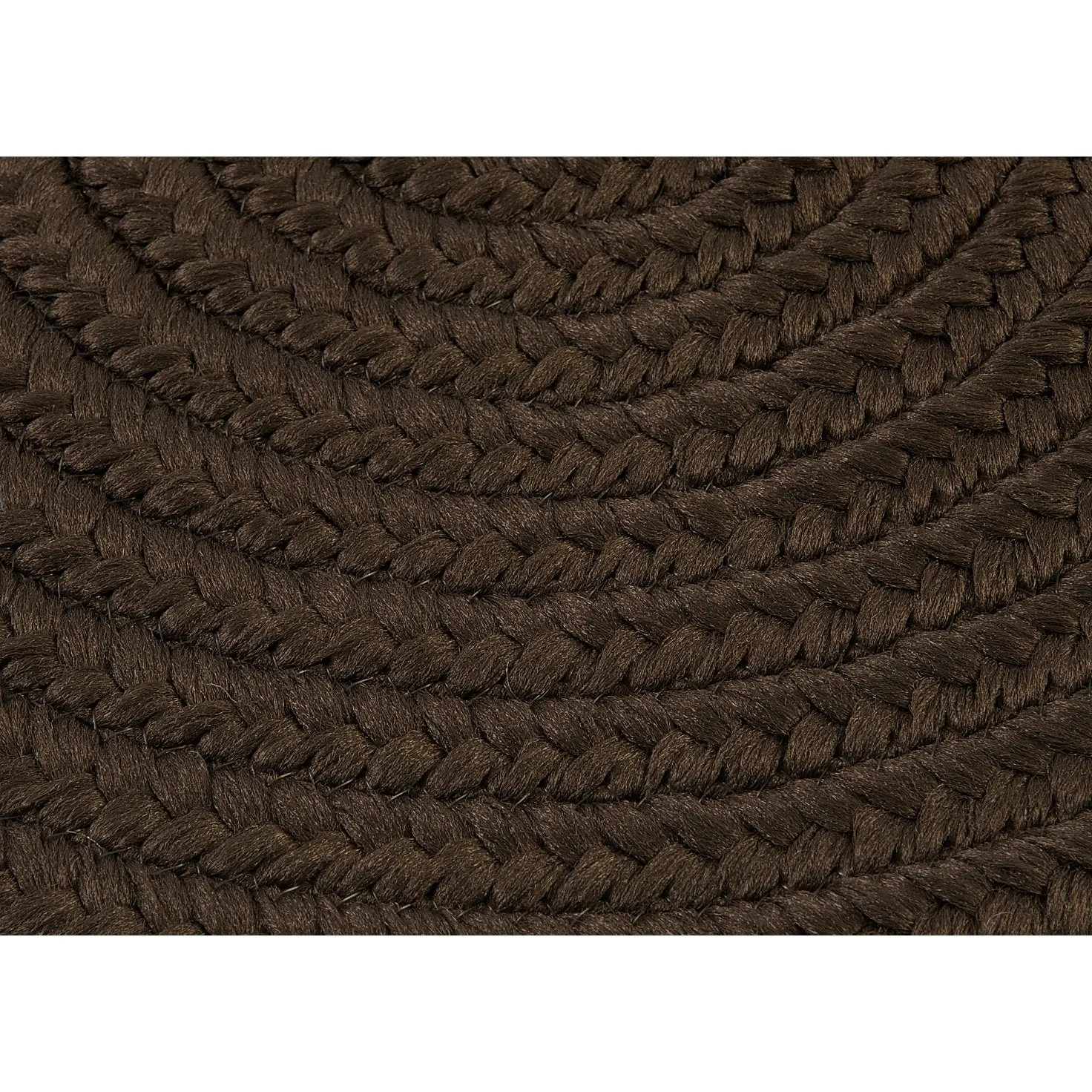 Boca Indoor/Outdoor Oval Solid Braided Door Mat