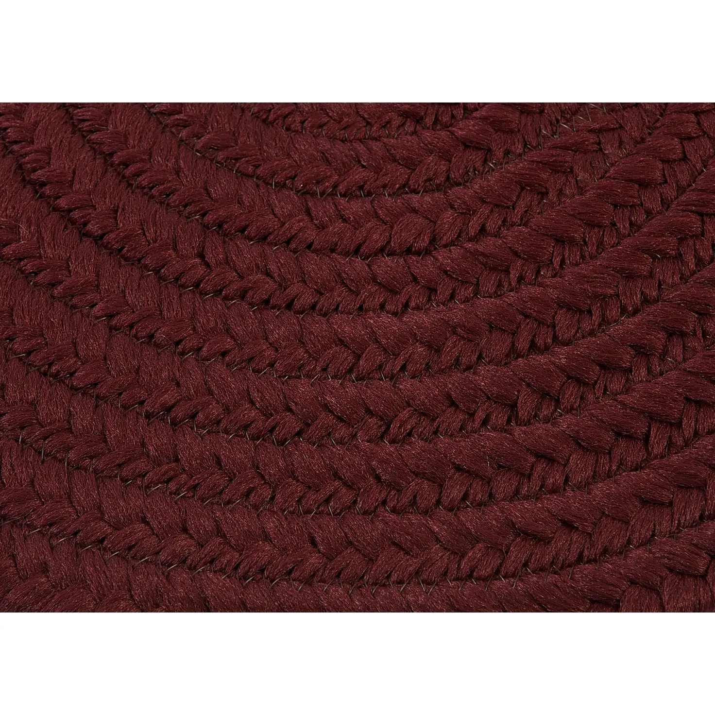 Boca Indoor/Outdoor Oval Solid Braided Door Mat