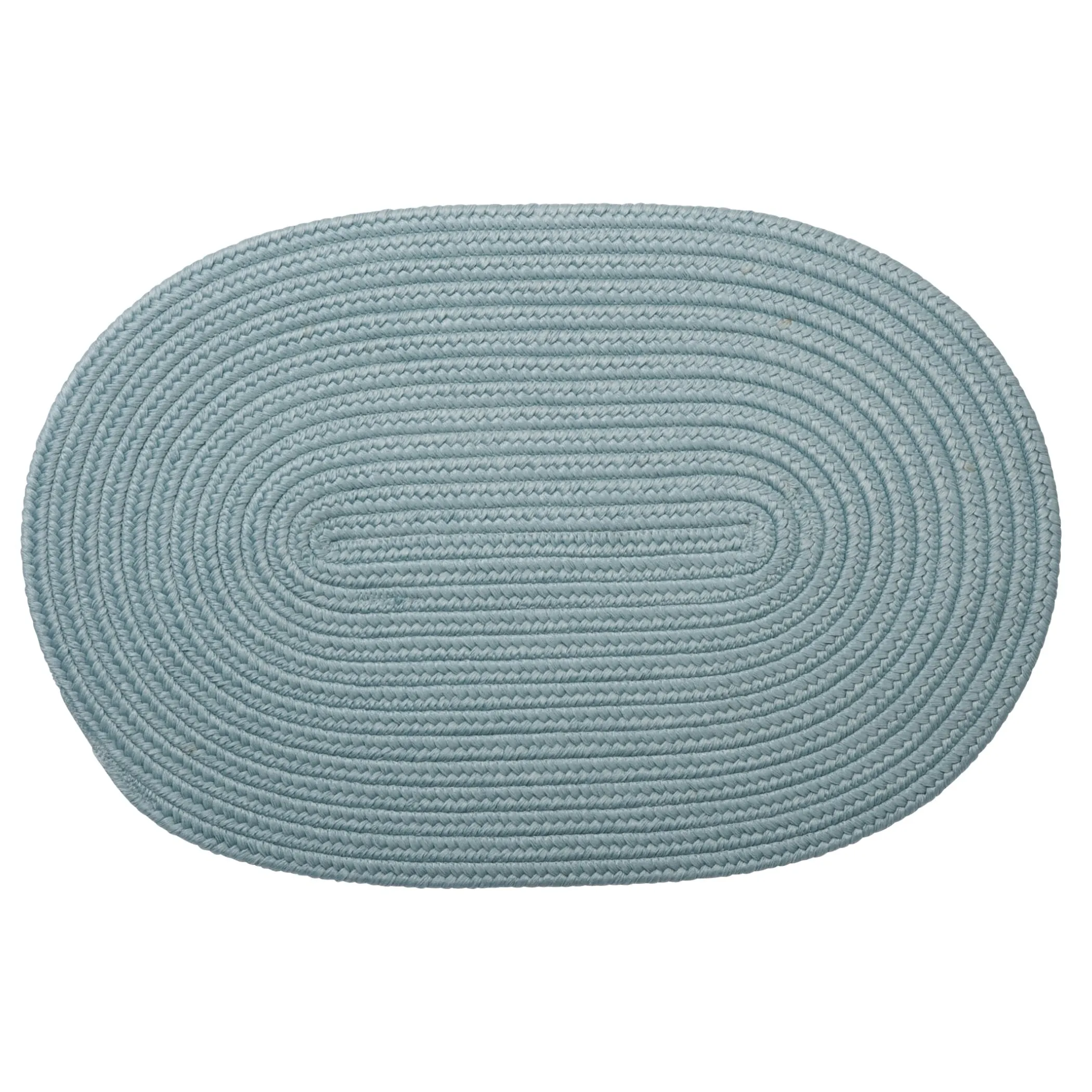 Boca Indoor/Outdoor Oval Solid Braided Door Mat