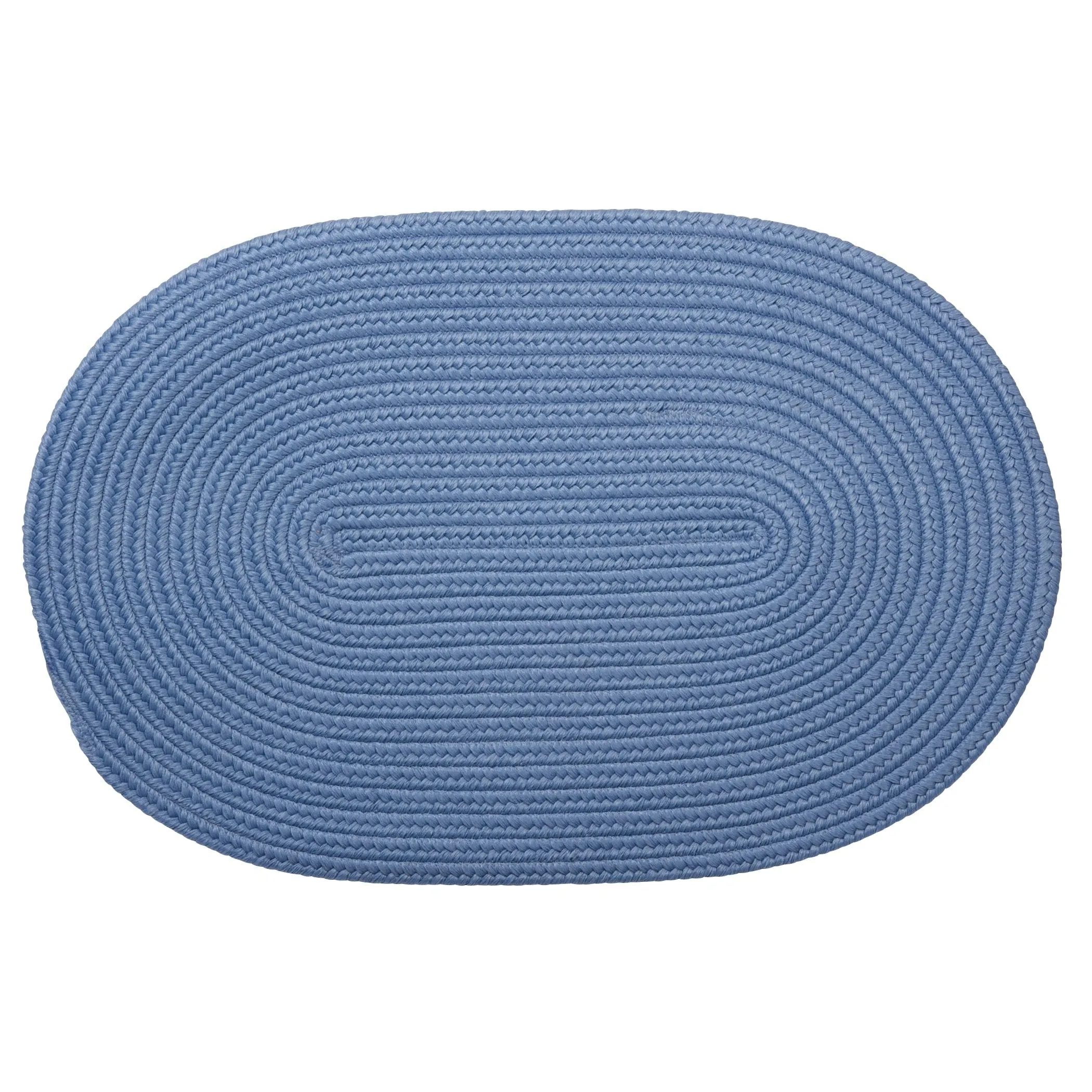 Boca Indoor/Outdoor Oval Solid Braided Door Mat
