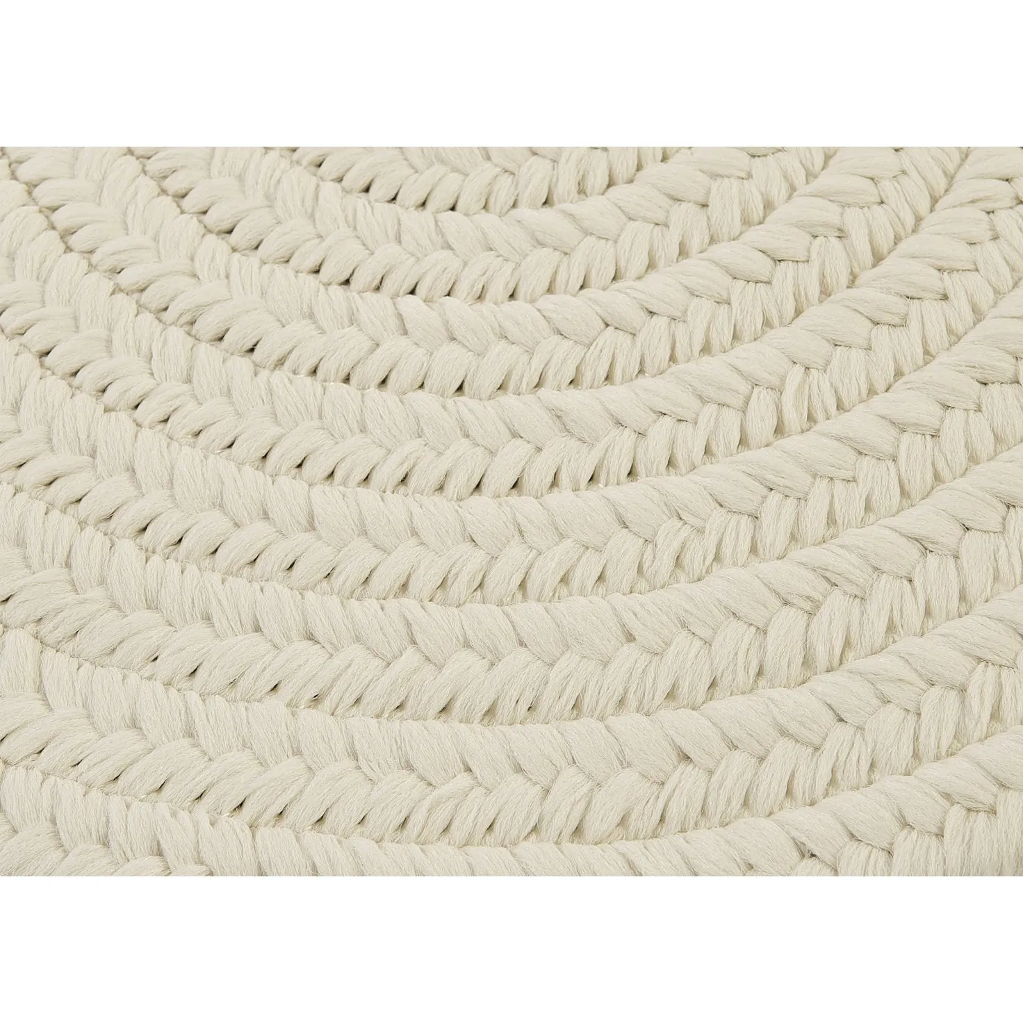 Boca Indoor/Outdoor Oval Solid Braided Door Mat