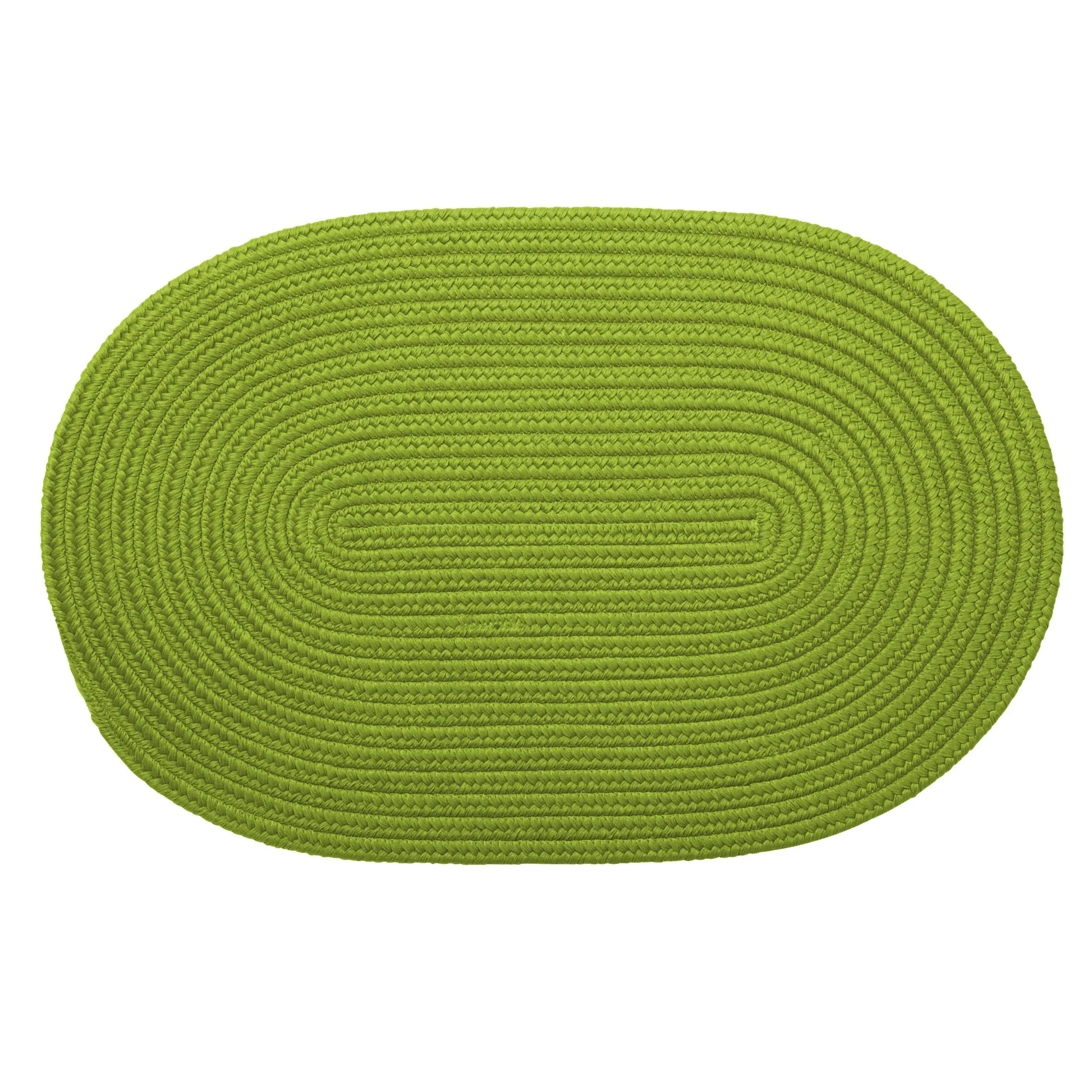 Boca Indoor/Outdoor Oval Solid Braided Door Mat