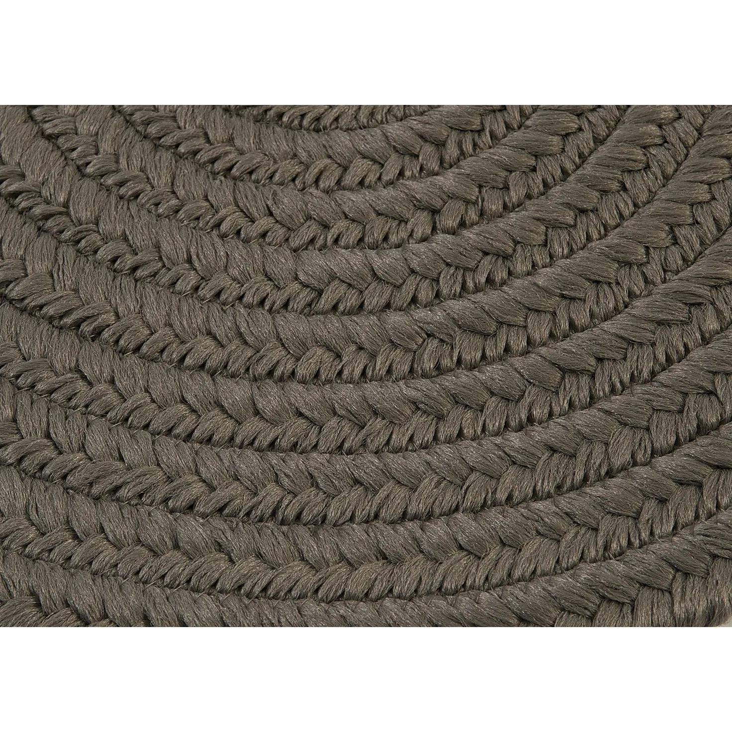 Boca Indoor/Outdoor Oval Solid Braided Door Mat